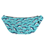 Angry Shark Pattern Print Fanny Pack