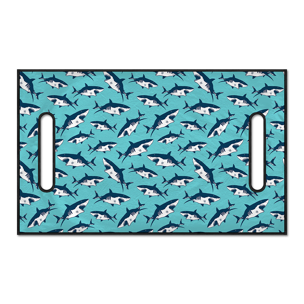 Angry Shark Pattern Print Golf Cart Seat Cover