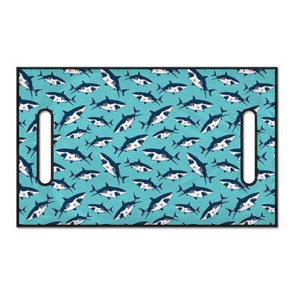 Angry Shark Pattern Print Golf Cart Seat Cover