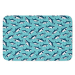 Angry Shark Pattern Print Indoor Door Mat