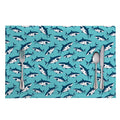 Angry Shark Pattern Print Placemat
