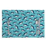 Angry Shark Pattern Print Placemat