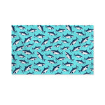 Angry Shark Pattern Print Polyester Flag