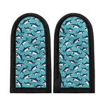 Angry Shark Pattern Print Skillet Handle Cover
