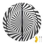 Angular Swirl Motion Illusion Print Basketball