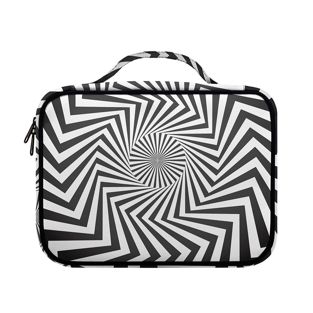 Angular Swirl Motion Illusion Print Briefcase Bible Bag
