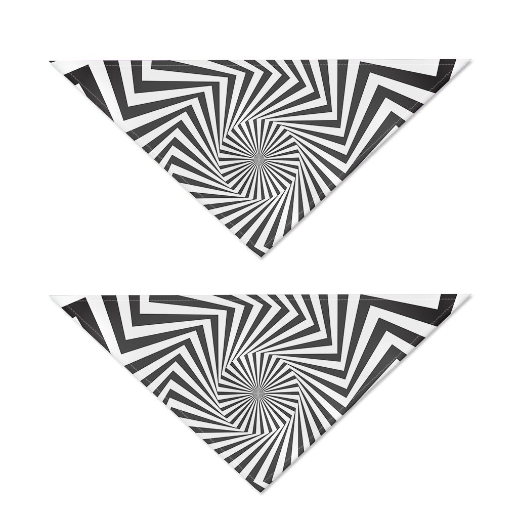Angular Swirl Motion Illusion Print Dog Bandana
