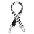 Angular Swirl Motion Illusion Print Dog Seat Belt