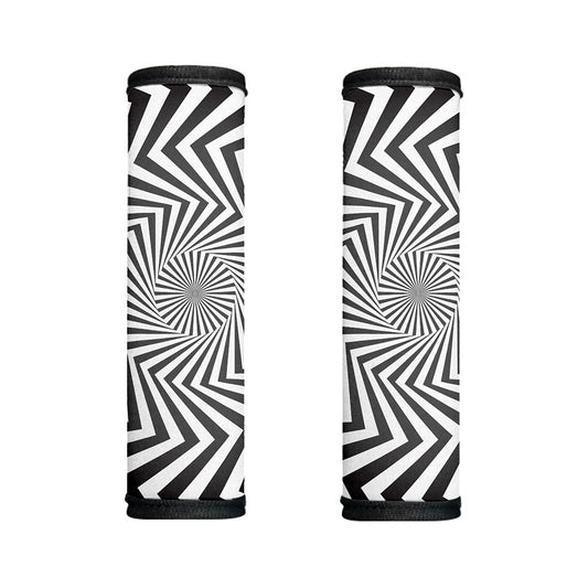 Angular Swirl Motion Illusion Print Handle Covers
