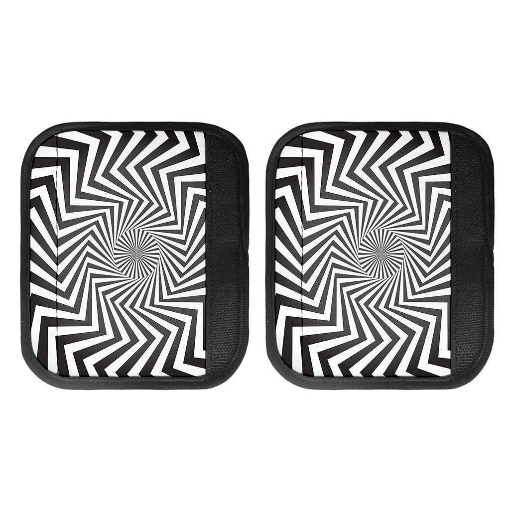 Angular Swirl Motion Illusion Print Handle Covers