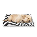 Angular Swirl Motion Illusion Print Pet Cooling Mat Cover