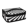 Angular Swirl Motion Illusion Print Small Lunch Bag