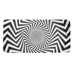 Angular Swirl Motion Illusion Print Towel
