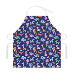 Animal Balloon Pattern Print Adjustable Apron