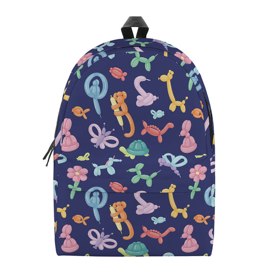 Animal Balloon Pattern Print Backpack
