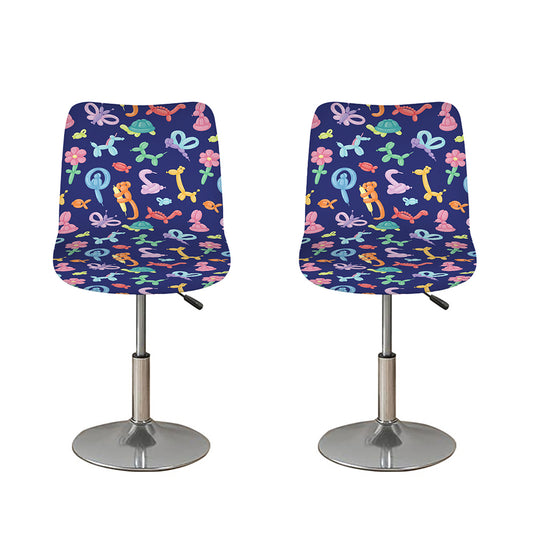 Animal Balloon Pattern Print Bar Stool Covers