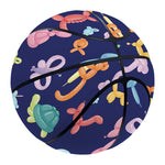 Animal Balloon Pattern Print Basketball