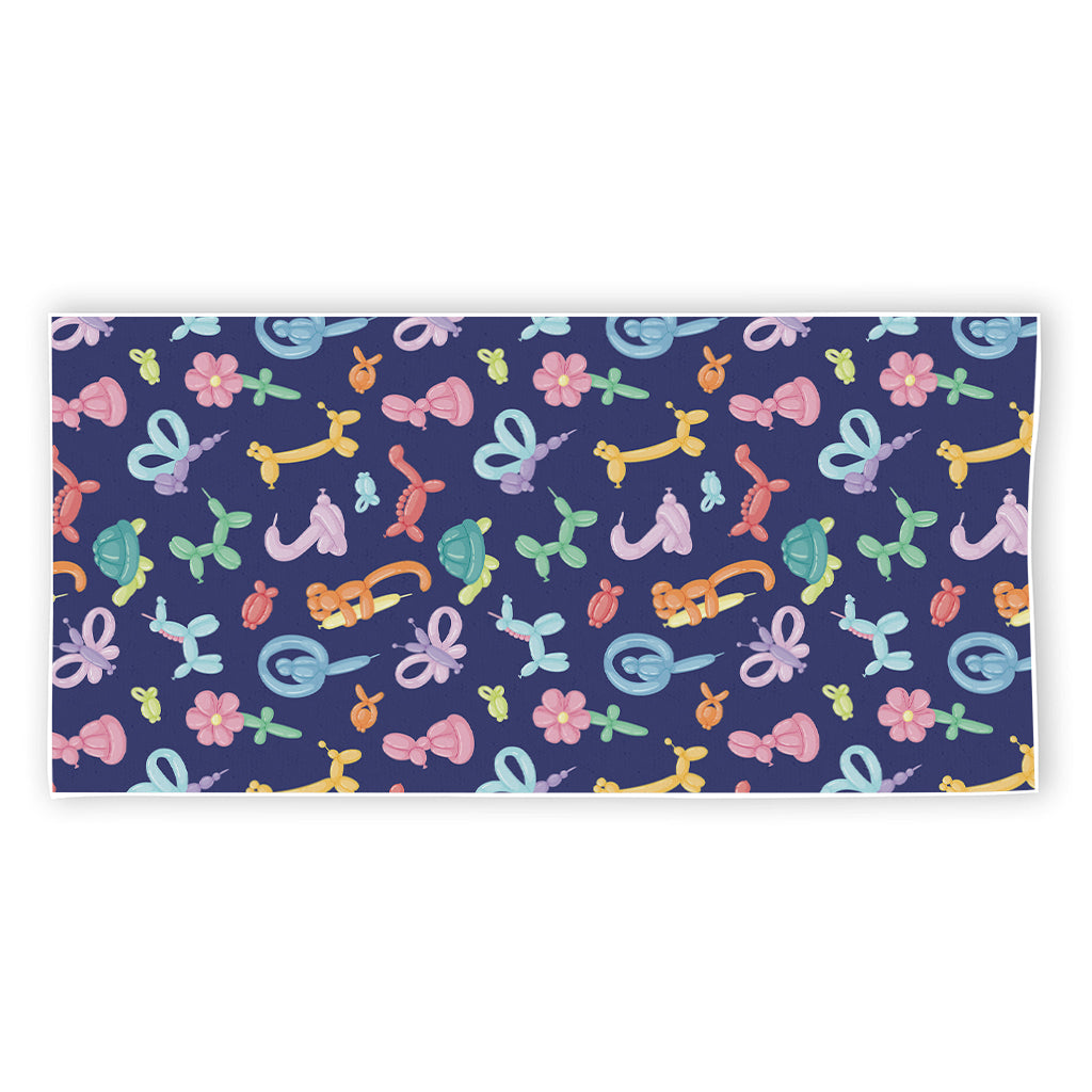 Animal Balloon Pattern Print Beach Towel