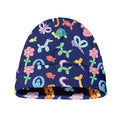 Animal Balloon Pattern Print Beanie