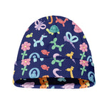 Animal Balloon Pattern Print Beanie