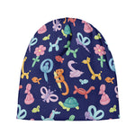 Animal Balloon Pattern Print Beanie