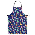 Animal Balloon Pattern Print Bib Apron With Pocket