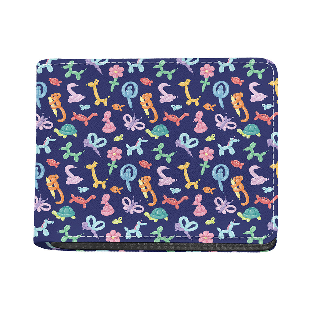 Animal Balloon Pattern Print Bifold Wallet