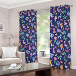 Animal Balloon Pattern Print Blackout Grommet Curtains