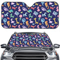 Animal Balloon Pattern Print Car Windshield Sun Shade