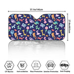 Animal Balloon Pattern Print Car Windshield Sun Shade