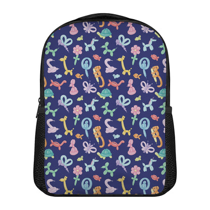 Animal Balloon Pattern Print Casual Backpack