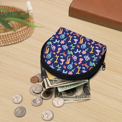 Animal Balloon Pattern Print Coin Purse