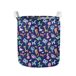 Animal Balloon Pattern Print Collapsible Laundry Basket
