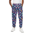 Animal Balloon Pattern Print Cotton Sweatpants