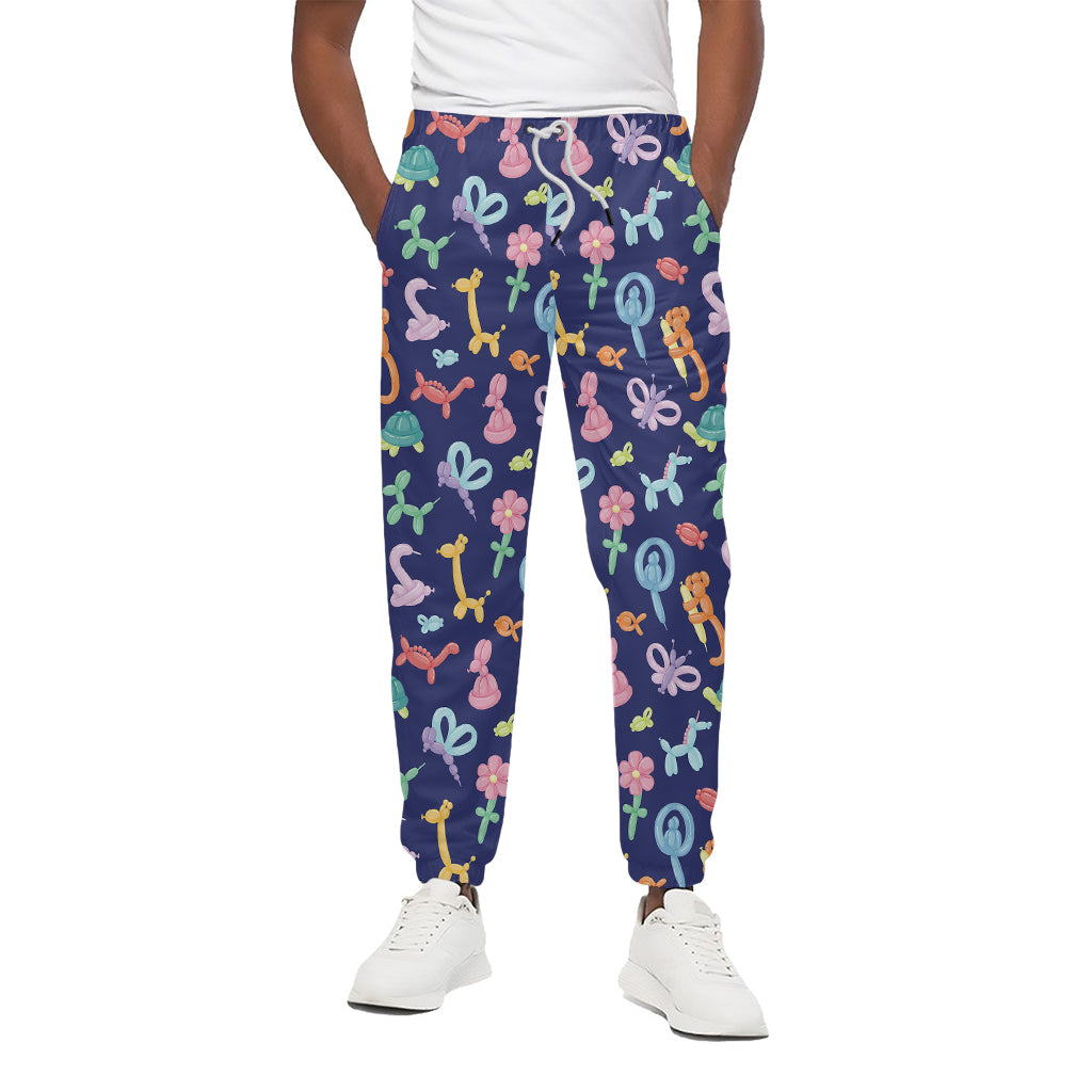 Animal Balloon Pattern Print Cotton Pants
