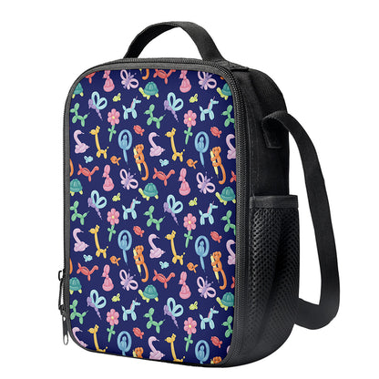 Animal Balloon Pattern Print Crossbody Lunch Bag