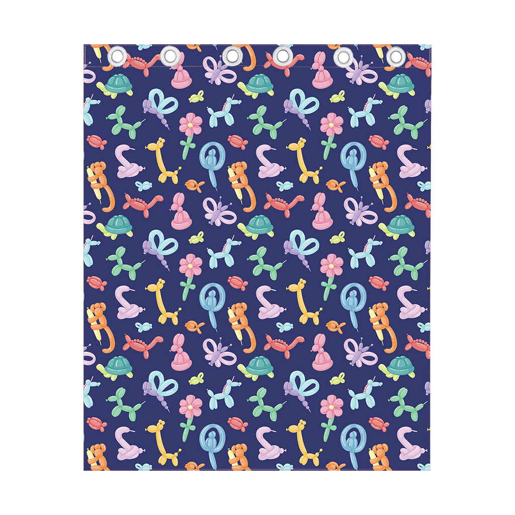 Animal Balloon Pattern Print Curtain