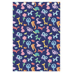 Animal Balloon Pattern Print Curtain