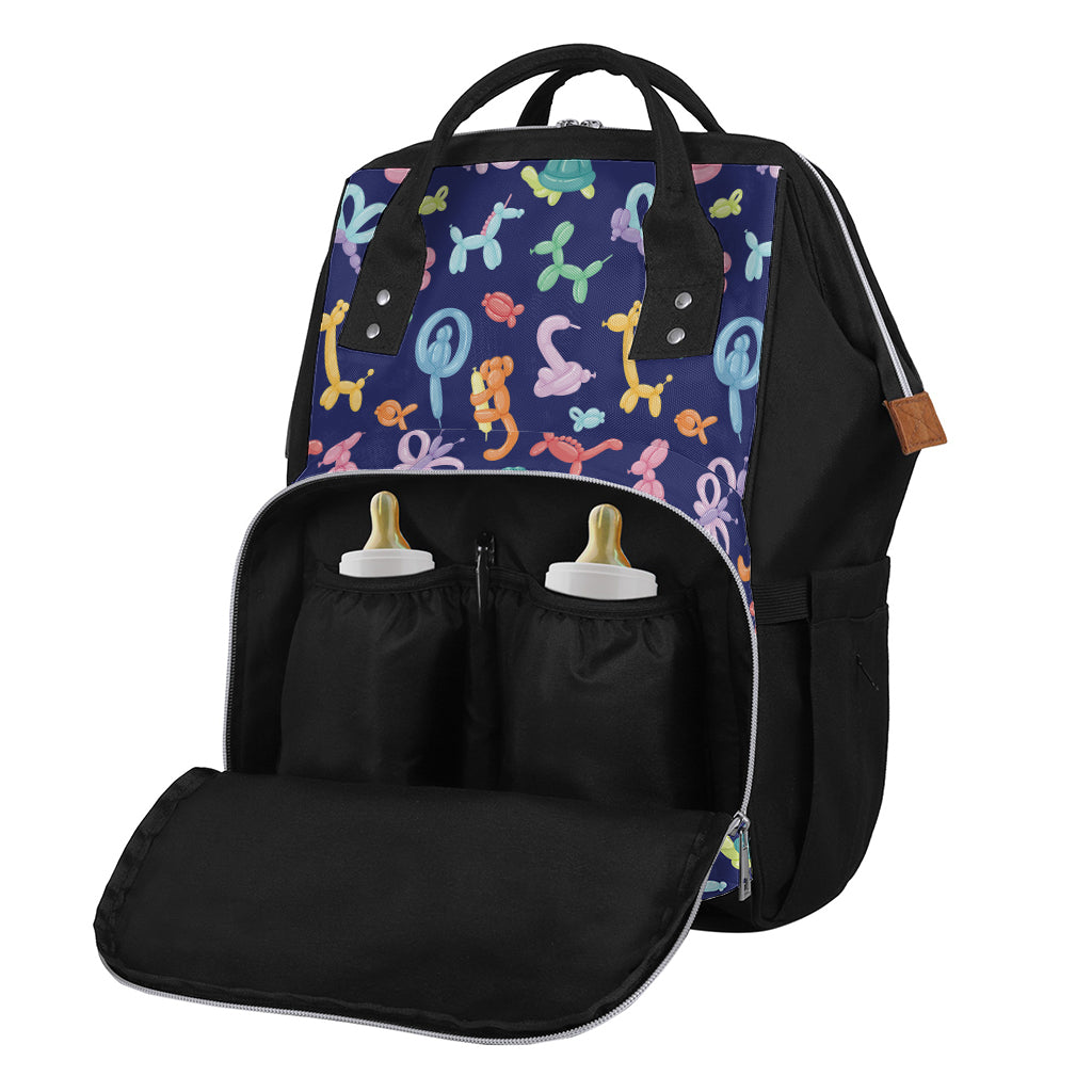 Animal Balloon Pattern Print Diaper Bag