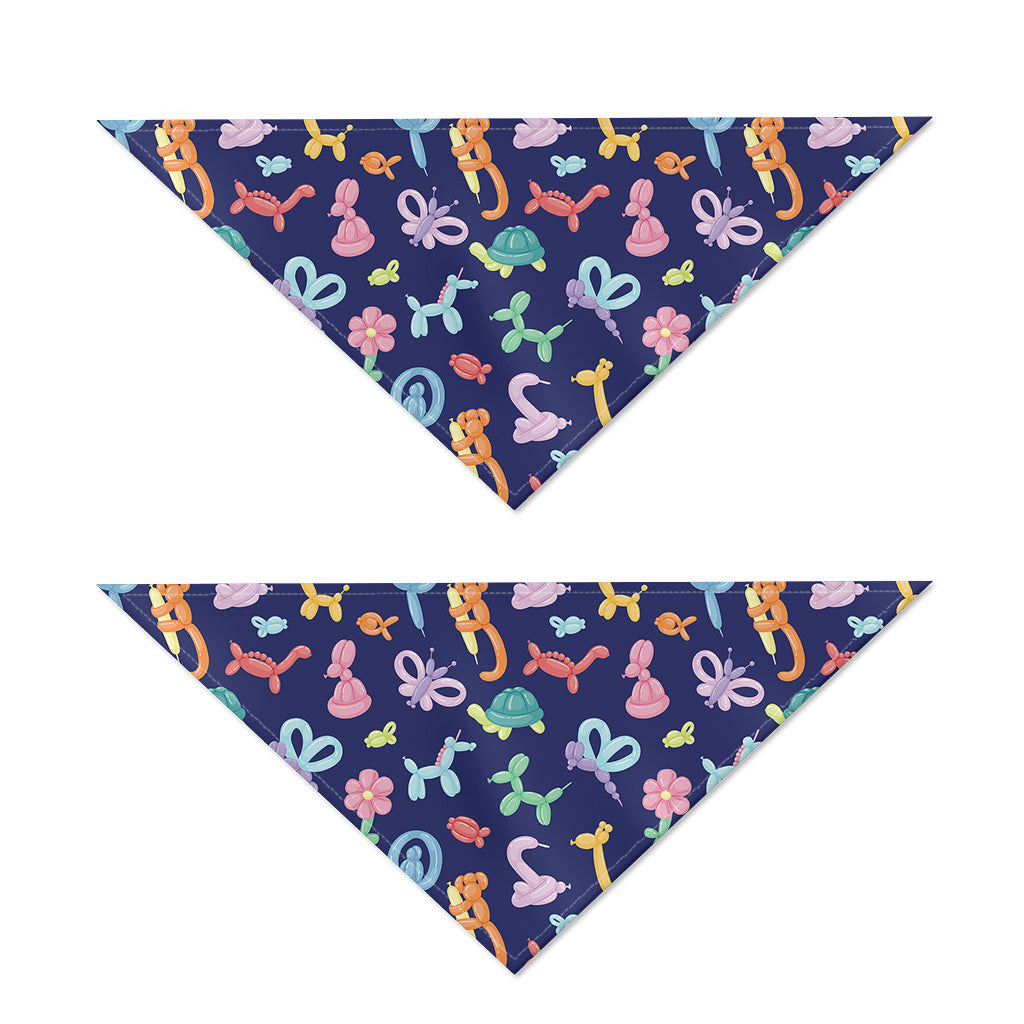 Animal Balloon Pattern Print Dog Bandana