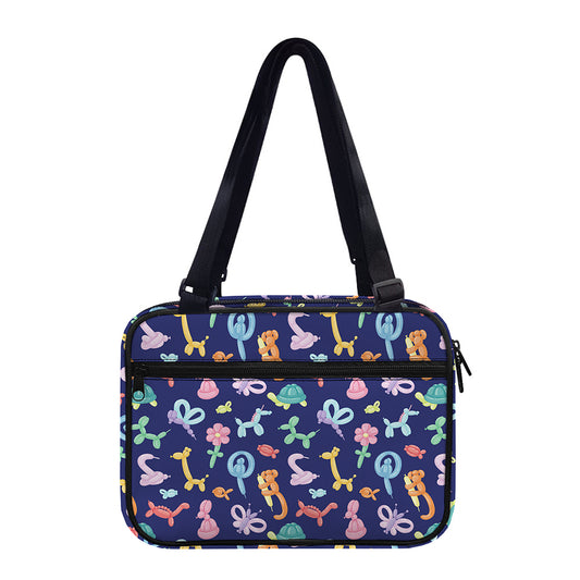 Animal Balloon Pattern Print Double Strap Bible Bag