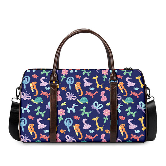 Animal Balloon Pattern Print Duffle Bag