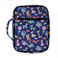 Animal Balloon Pattern Print Front Pocket Bible Bag