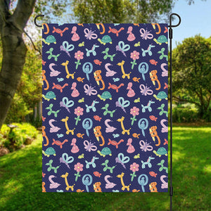 Animal Balloon Pattern Print Garden Flag