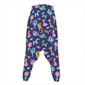 Animal Balloon Pattern Print Hammer Pants