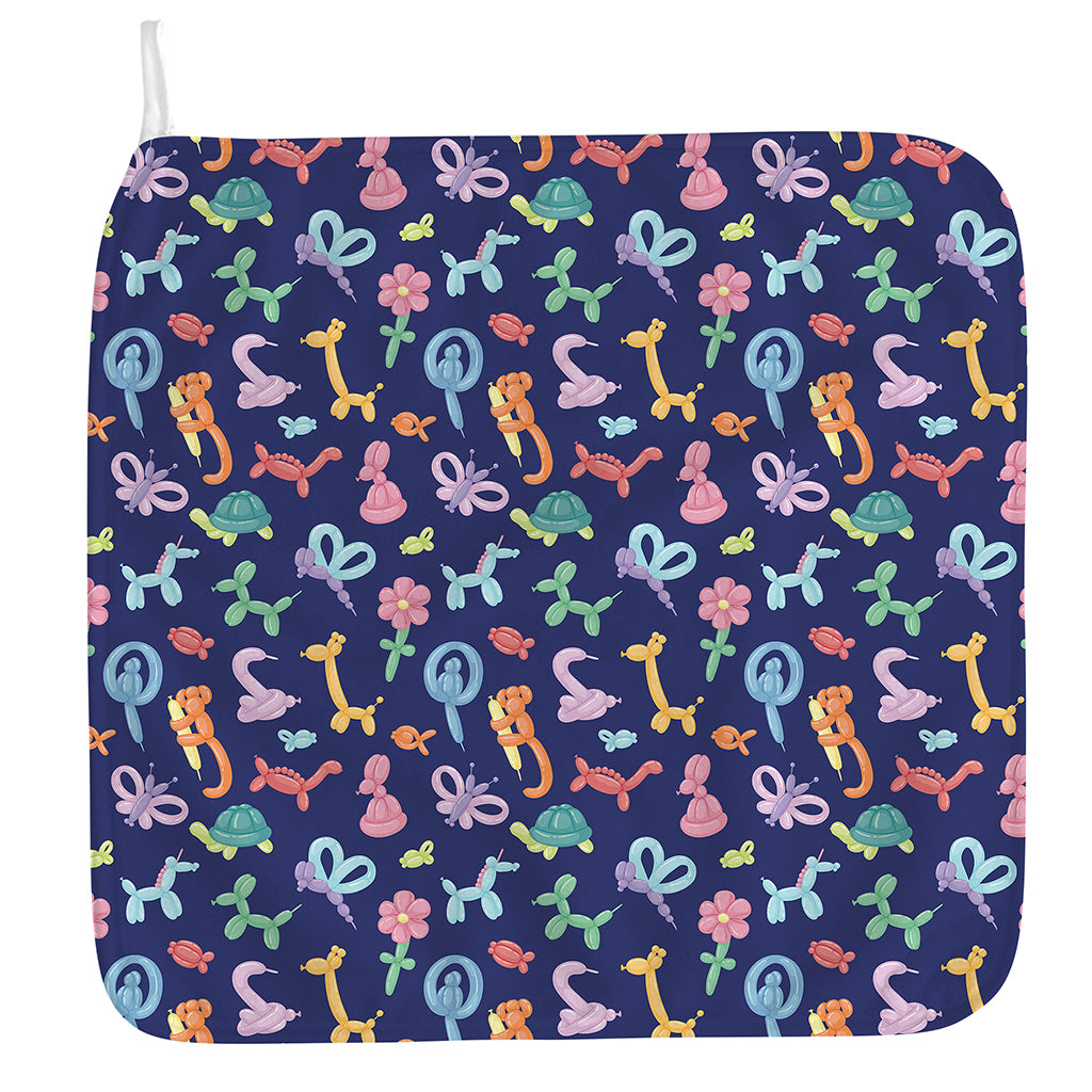 Animal Balloon Pattern Print Hand Towel