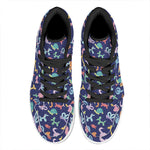 Animal Balloon Pattern Print High Top Leather Sneakers