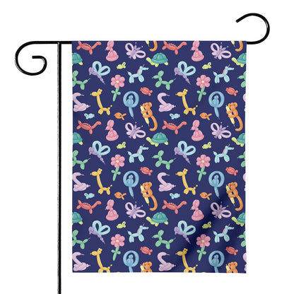 Animal Balloon Pattern Print House Flag