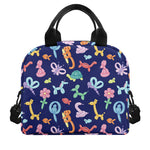 Animal Balloon Pattern Print Insulated Lunch Bag
