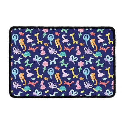 Animal Balloon Pattern Print Kitchen Mat